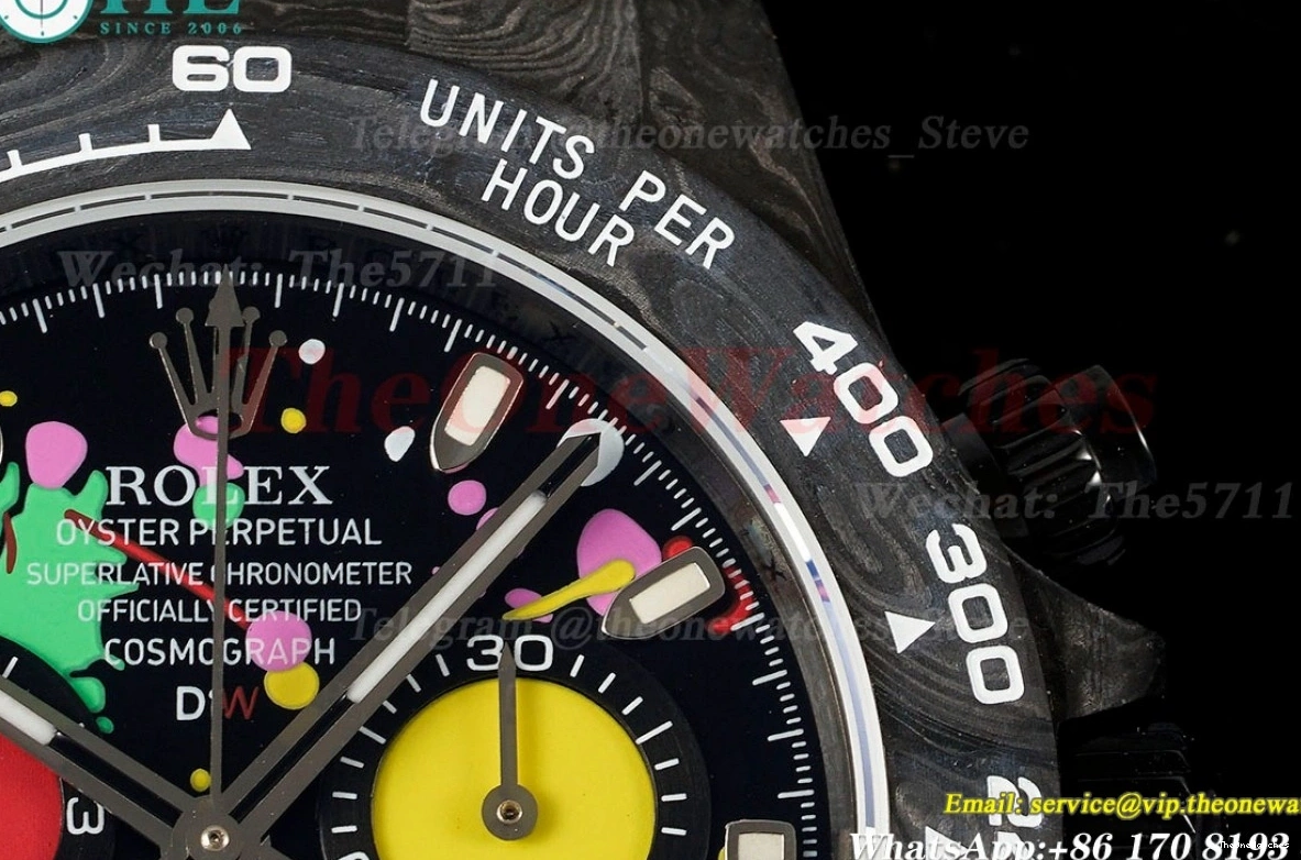 NY Carbon Colorful Dial DD4130 Daytona O 40mm N6F Diw 0130